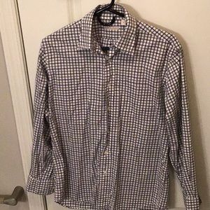 New England Shirt Company Grey Plaid Men’s Small